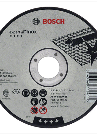 Bosch AS 60 T INOX BF Trennscheibe 125 x 1,0 mm 25 Stück ( 25x 2608600549 ) - Toolbrothers