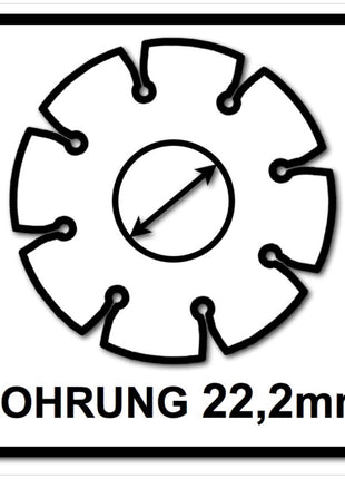 Bosch Carbide Multi Wheel Hartmetall Trennscheibe 125 mm ( 2608623013 ) - Toolbrothers