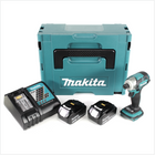 Makita DTD 148 RMJ 18 V Li-ion Akku Brushless Schlagschrauber im Makpac + 2x BL 1840 B 4,0 Ah Li-Ion Akku + 1x DC 18 RC Ladegerät - Toolbrothers