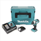 Makita DTD 153 Y1J-D 18 V Akku Brushless Schlagschrauber im Makpac + 1x BL 1815 N 1,5 Ah Li-Ion Akku + 1x DC 18 RC Ladegerät - Toolbrothers