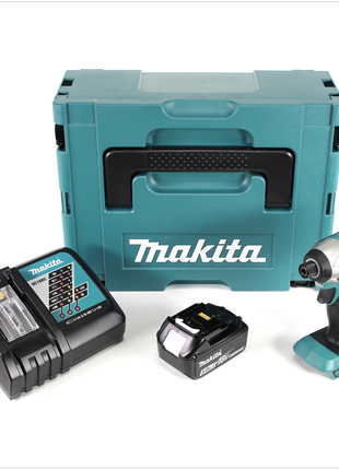 Makita DTD 153 RT1J 18 V Akku Brushless Schlagschrauber im Makpac + 1x BL 1850 B 5,0 Ah Li-Ion Akku + 1x DC 18 RC Ladegerät - Toolbrothers