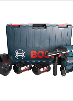 Bosch GBH 36 VF-LI Plus Akku Bohrhammer 36V SDS Plus + Wechselbohrfutter + Handwerkerkoffer + 3x GBA 4,0 Ah Akku und Ladegerät - Toolbrothers