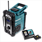 Makita DMR 110 RA1 Digital Baustellen Radio 7,2 - 18 V DAB+ + 1x Akku 2,0 Ah + Ladegerät - Toolbrothers