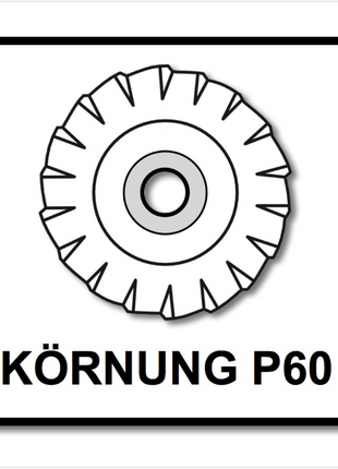 50x Bosch SIA 2824 Stingray Fächerscheibe 125 mm P60 für Stahl und Inox - Toolbrothers