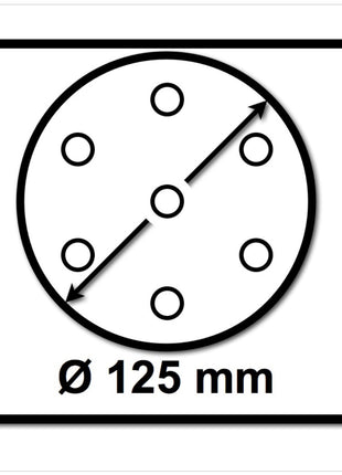 Festool STF D125 P150 GR NET/50 Abrasif maillé 125mm - 50 pcs. (203297)