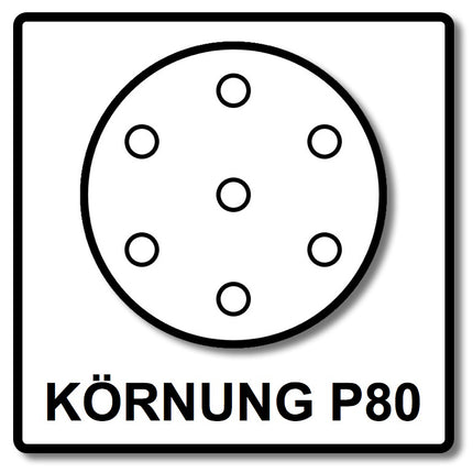 Festool Netzschleifmittel	STF D150 P80 GR NET/50 150 mm / 50 Stk. ( 203303 ) - Toolbrothers