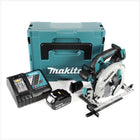 Makita DHS 680 RT1J Akku Handkreissäge 18 V 165 mm Brushless + 1x Akku 5,0 Ah + Ladegerät + Makpac - Toolbrothers