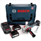 Bosch GWS 18 V-125 SC Professional Akku Winkelschleifer 125mm brushless in L-Boxx mit 2x 6,3 Ah EneRacer Akku und GAL 1880 CV Ladegerät - Toolbrothers
