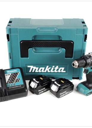 Makita DHP 484 RMJ 18V Brushless Li-Ion Akku Schlagbohrschrauber im Makpac inkl. 2x BL 1840 B 4,0 Ah Akku und DC18RC Ladegerät - Toolbrothers