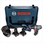 Bosch GSR 12V-15 FC Professional FlexiClick Akku Bohrschrauber mit Bohrfutteraufsatz in L-Boxx mit 2x Bosch GBA 6,0 Ah Akku und GAL 1230 CV Ladegerät - Toolbrothers