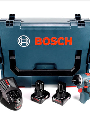 Bosch GSR 12V-20 HX Akku Bohrschrauber 12V 20Nm in L-Boxx + 2x 6,0Ah Akku + Ladegerät - Toolbrothers