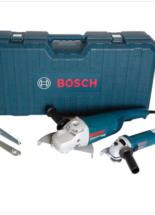 Bosch Professional GWS 22-230 JH Winkelschleifer 2200 W 230mm + GWS 850 C Winkelschleifer 850 Watt 125mm in Transportbox ( 0615990H1Z ) - Toolbrothers