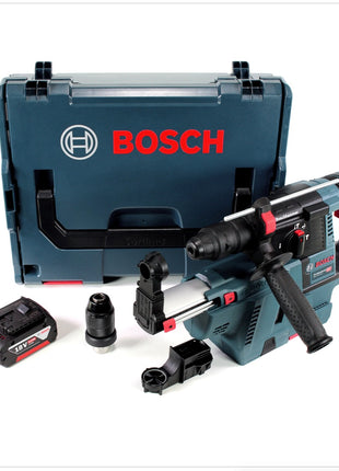 Bosch GBH 18V-26 F Akku Bohrhammer 18V 2,6J SDS-Plus in L-Boxx mit GDE 18V-16 Staubabsaugung, 1x 6Ah Akku - Toolbrothers