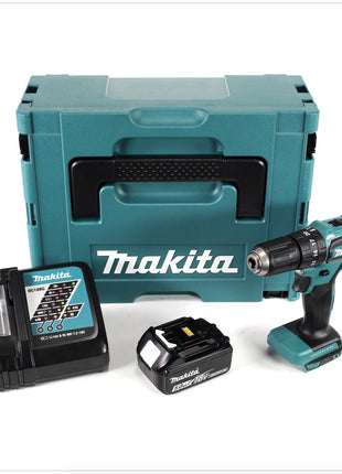 Makita DHP 483 RT1J 18 V Li-Ion Brushless Perceuse visseuse à percussion sans fil avec boîtier Makpac + 1x Batterie BL 1850 5,0 Ah + Chargeur DC18RC