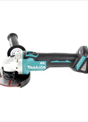 Makita DGA 504 M1J akumulatorowa szlifierka kątowa 18V 125mm bezszczotkowa + 1x akumulator 4,0Ah + Makpac - bez ładowarki