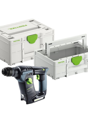 Festool BHC 18-Basic Akku Bohrhammer 18 V 1,8 J SDS Plus Brushless ( 577600 ) + Systainer + Systainer ToolBox SYS3 TB M 137