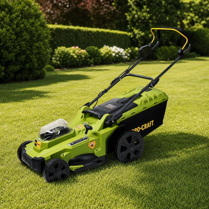 Procraft PLM22bb Tondeuse à gazon sans fil 40 V ( 2x 20 V ) 430 mm Brushless Solo - sans batterie, sans chargeur