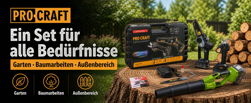 Procraft 3 in 1 Garten-Alrounder Set PS210PB