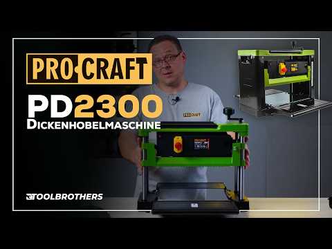 Procraft PD2300 raboteuse 2000 watts 330 mm largeur de rabotage 6 - 160 mm hauteur de passage